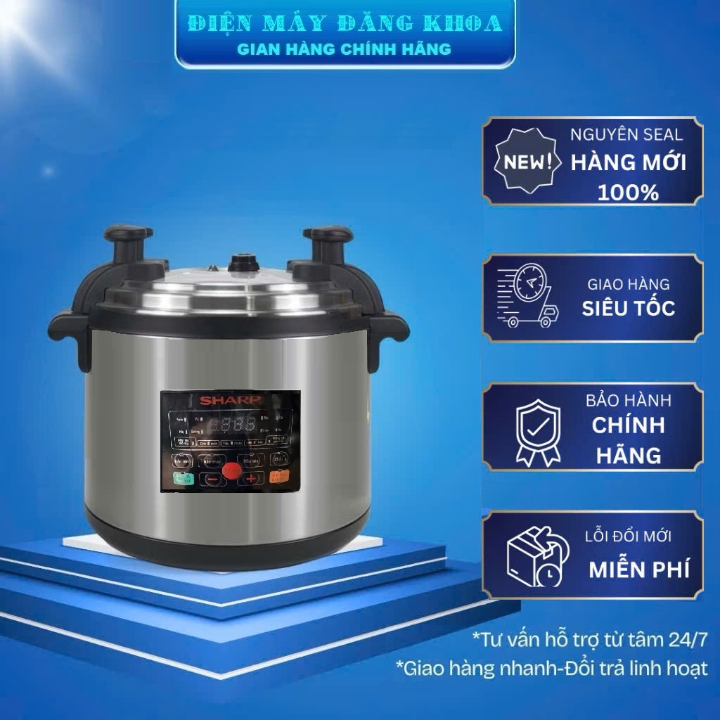 Nồi Áp Suất Điện Công Nghiệp SHARP KS-21L Dung Tích 21 Lít
