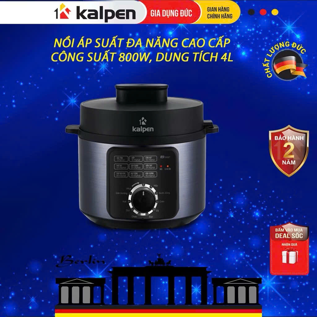 Nồi áp suất điện Kalpen P3 dung tích 4L