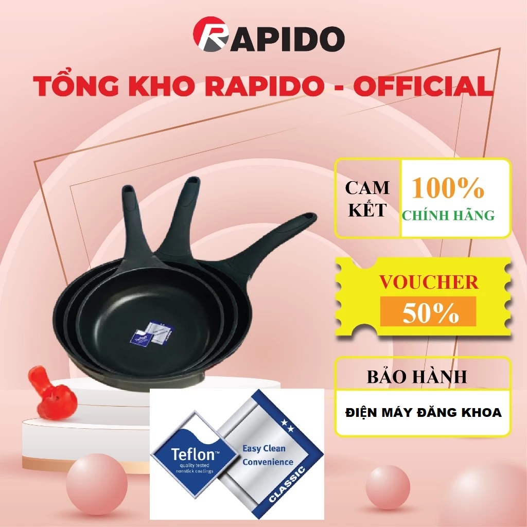 Chảo từ RAPIDO size 28cm đáy từ