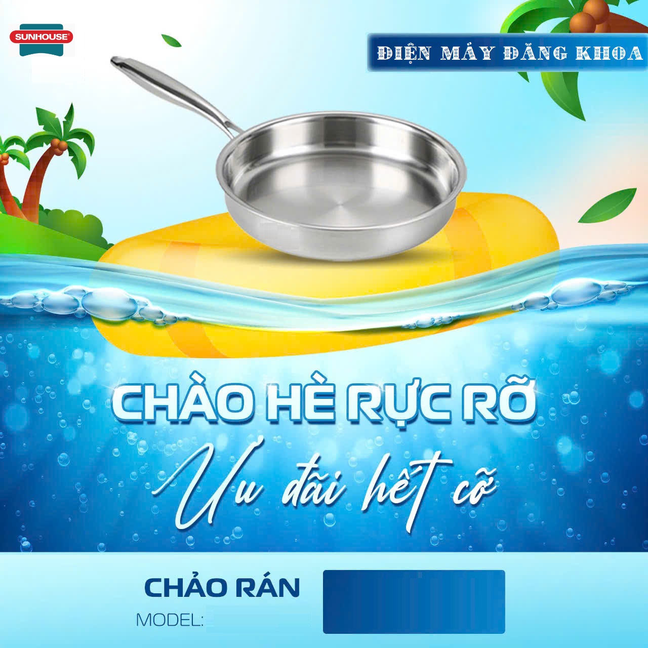CHẢO INOX ĐA LỚP SUNHOUSE IN28M6 28cm