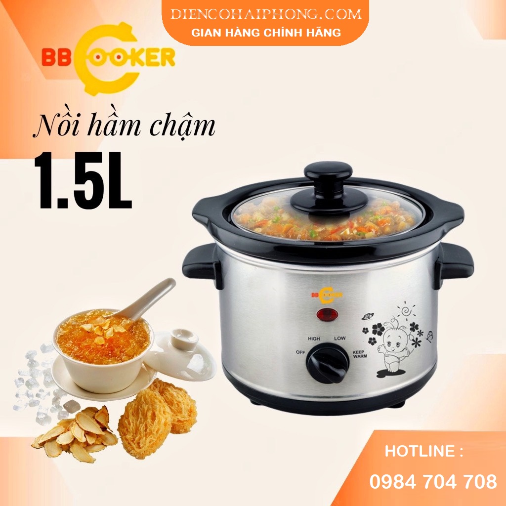 NỒI NẤU CHÁO CHẬM Beecook 1.5L Hàn Quốc