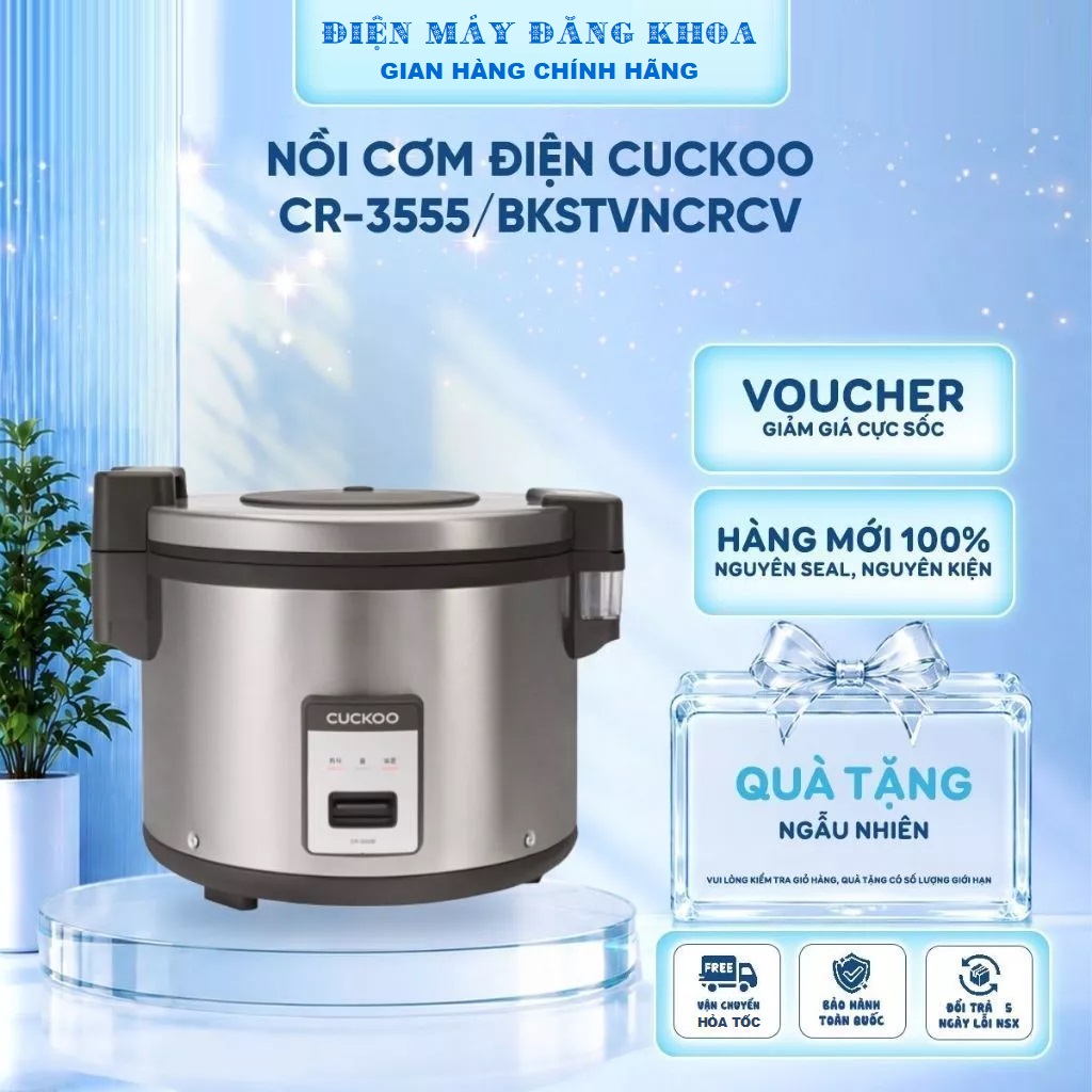 Nồi cơm điện cơ 6,3L Cuckoo CR-3555