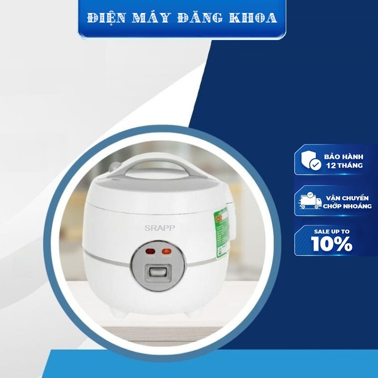 NỒI CƠM ĐIỆN SRAPP 1.8L LÒNG NỒI DÀY 1KG SH-NC187
