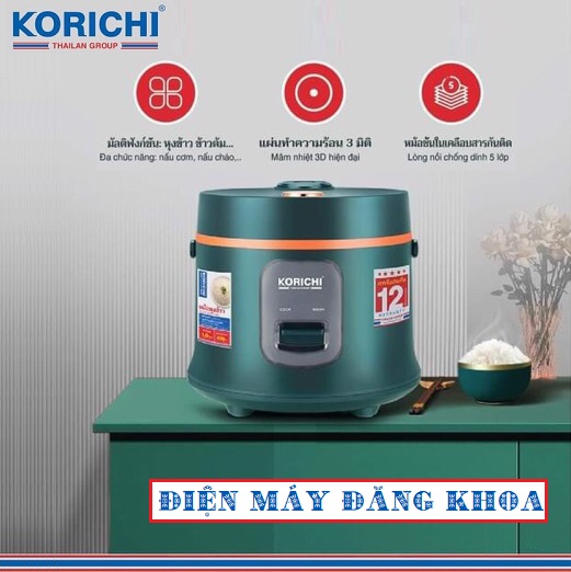 NỒI CƠM ĐIỆN KORICHI KRC-1882 1,2L
