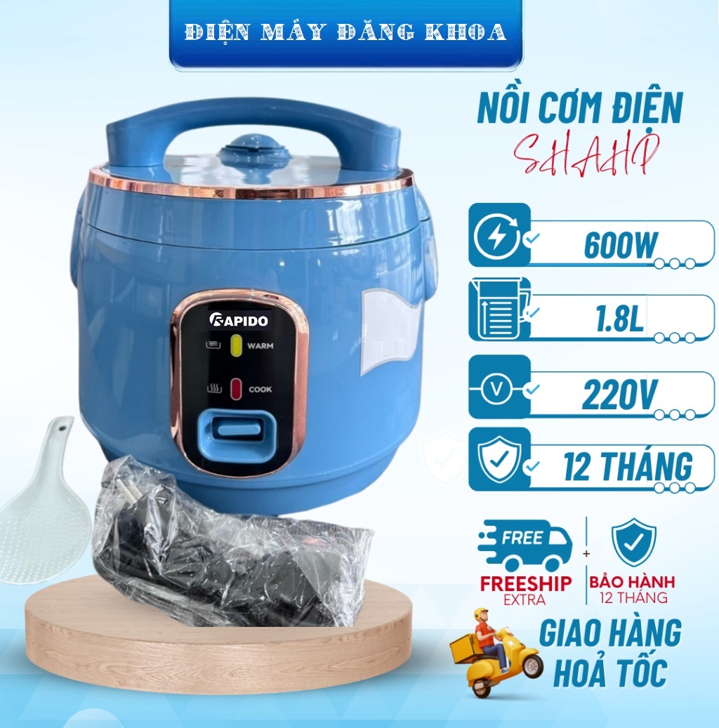 Nồi cơm điện Rapido RC-1.8M 1.8L