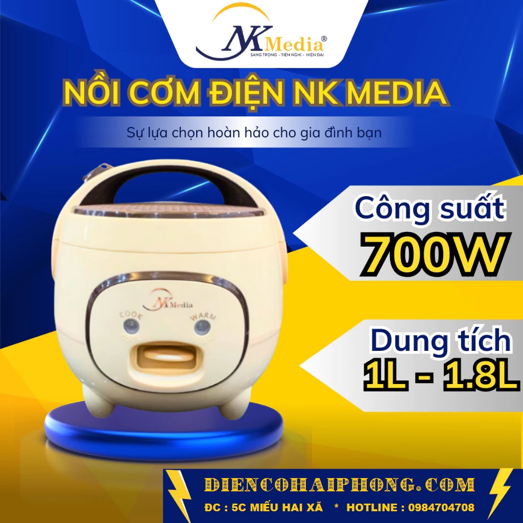 NỒI CƠM ĐIỆN NK MIDEA NK1279 1.2 LÍT