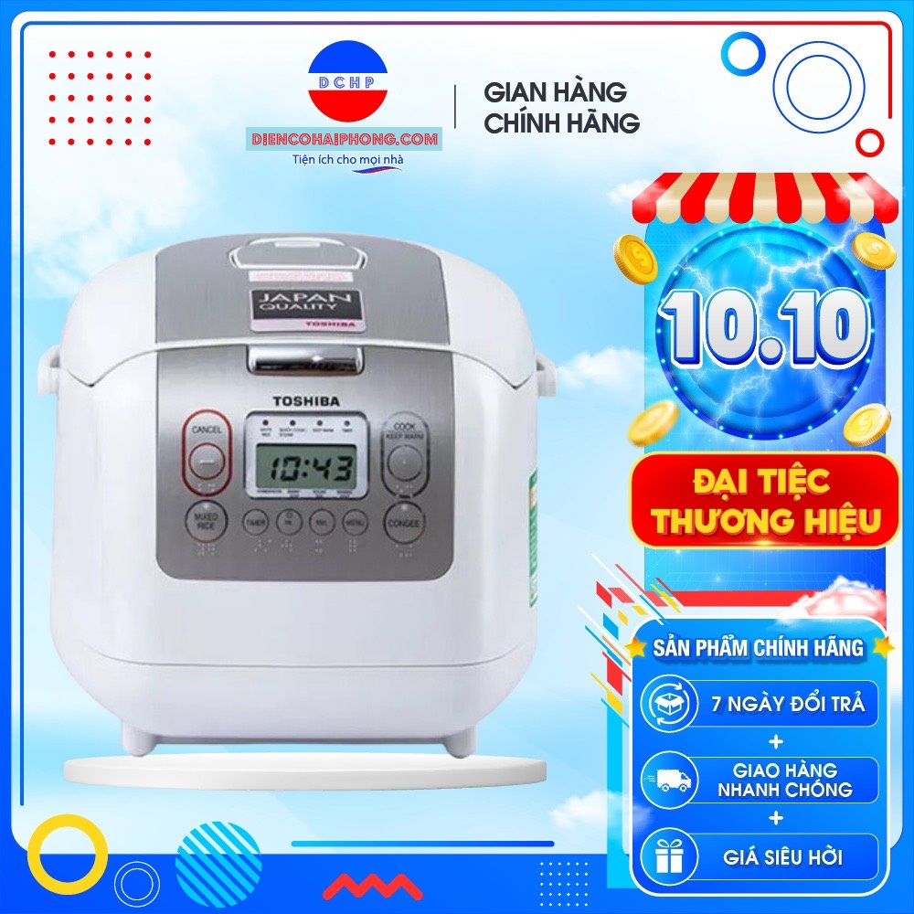 NỒI CƠM ĐIỆN TOSHIBA RC-10NMF 1 LÍT THÁI LAN