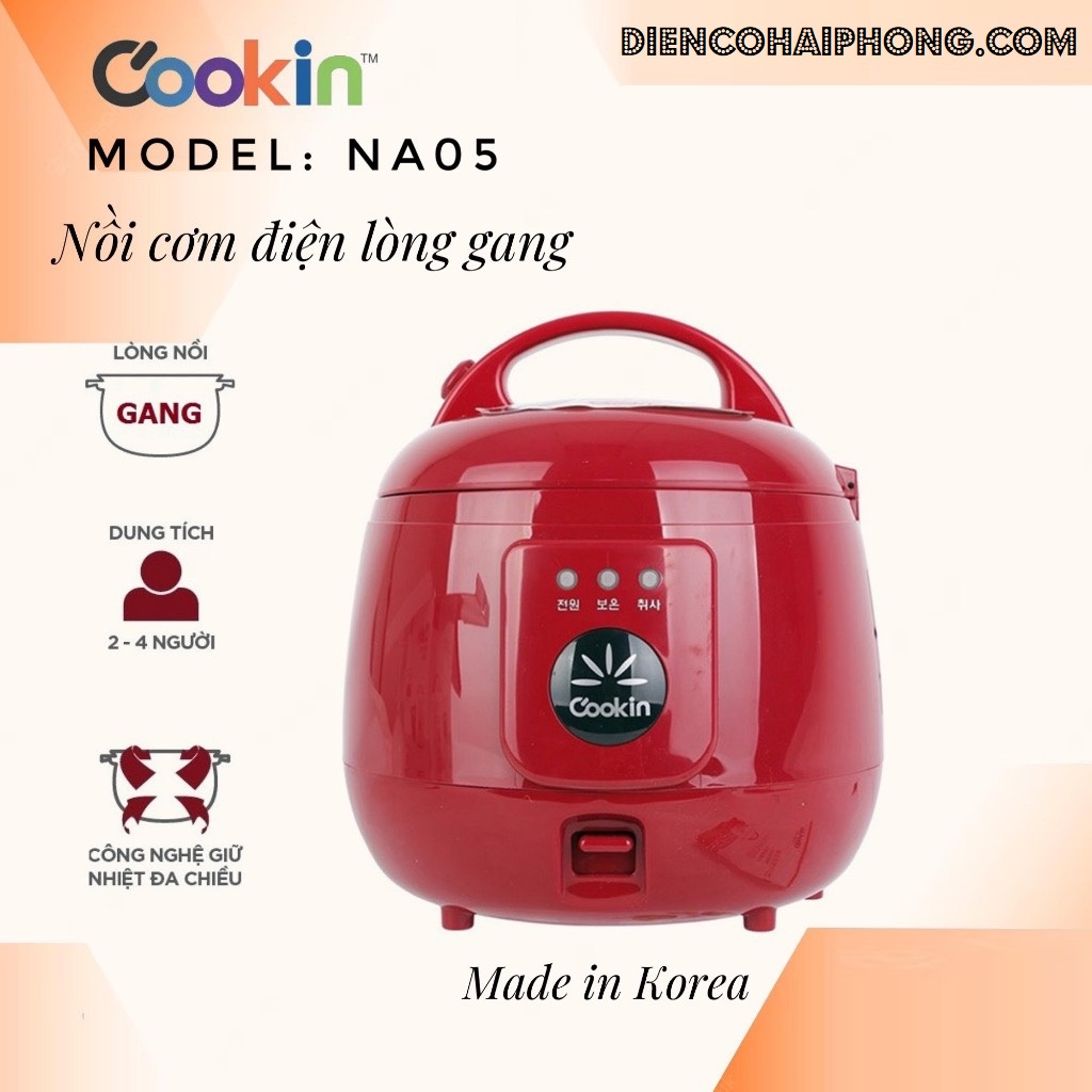 Nồi cơm điện mini Cookin RM-NA05 0.54 lít