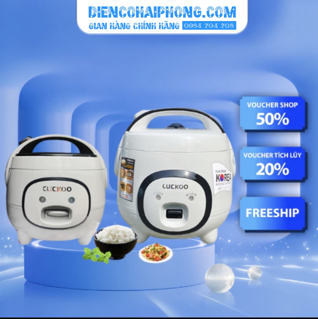 Nồi Cơm Điện CucKoo 1l