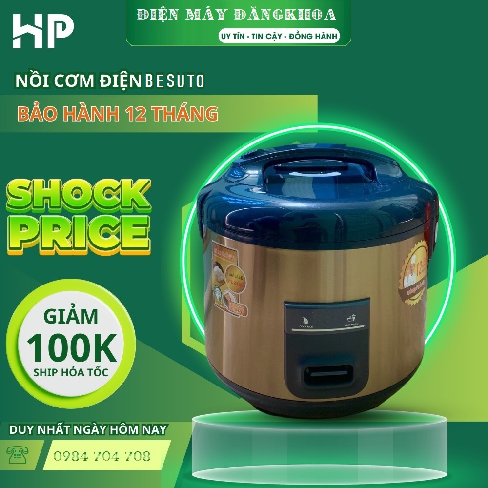 Nồi cơm điện Besuto Thái Lan Dung Tích 3L