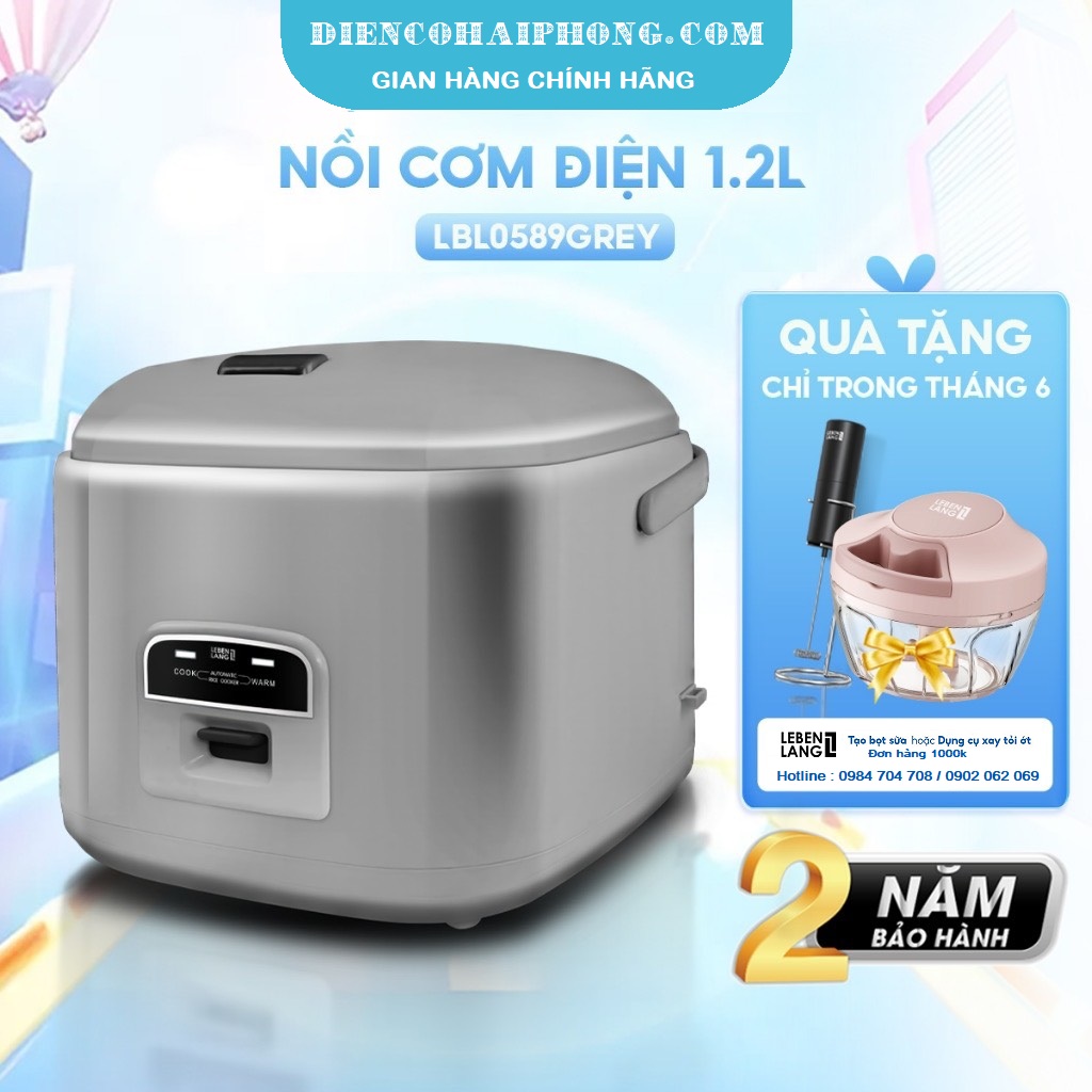 Nồi cơm điện Lebenlang 1.2l LBL0587