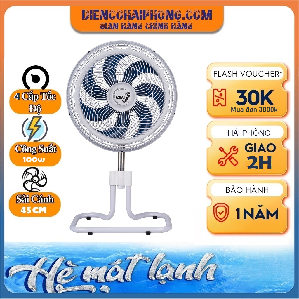 Quạt sàn Asia Turbo Max 7 cánh VY646790 100W