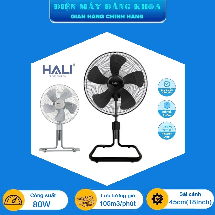  Quạt sàn công nghiệp Hali LS199C 80W CÁNH 45CM