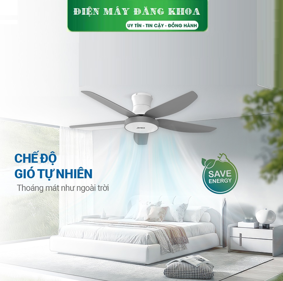 QUẠT TRẦN SUNHOUSE APEX 5 CÁNH APF7685G