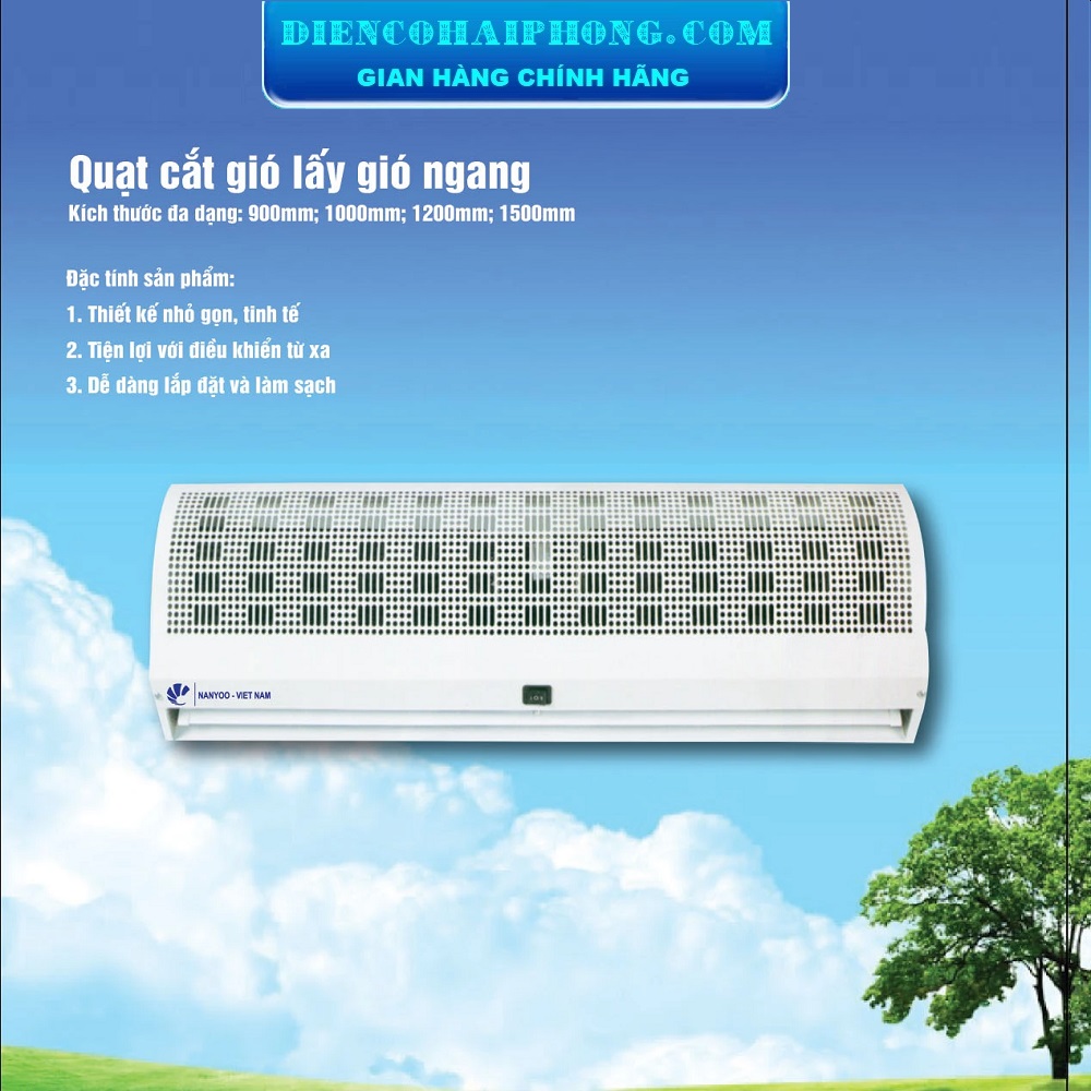 QUẠT CẮT GIÓ NANYOO 1,5M FM-1215X-2/Y