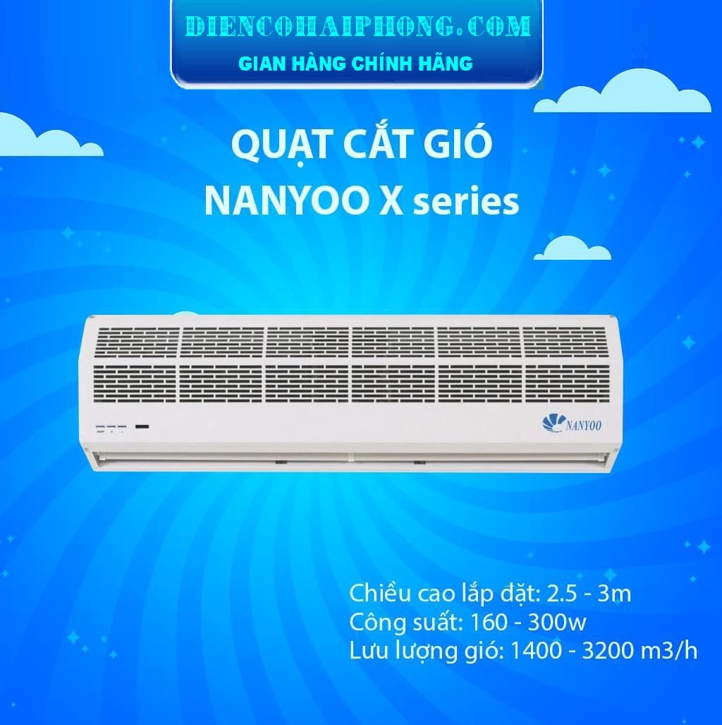 Quạt Cắt Gió NANYOO 1,8M FM-1218X-2/Y