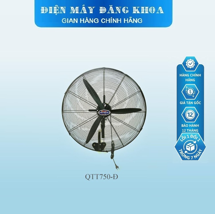 Quạt treo tường công nghiệp Vinawind QTT750-Đ