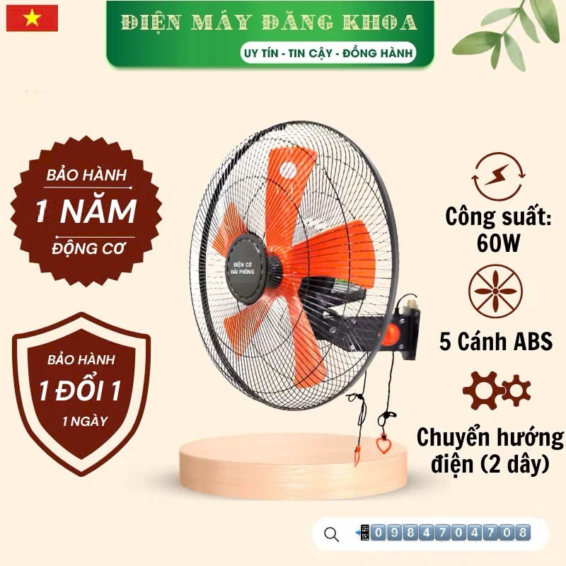 Quạt treo Tcn450 (5 cánh) điện cơ Hải Phòng