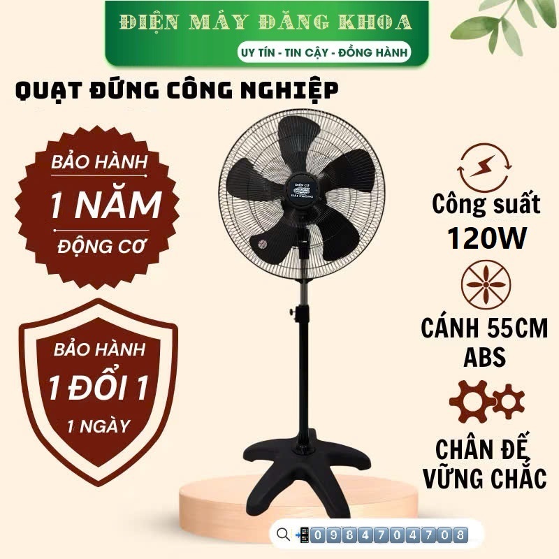 Quạt Cây Điện cơ Hải phòng DCN600 sải cánh 550mm