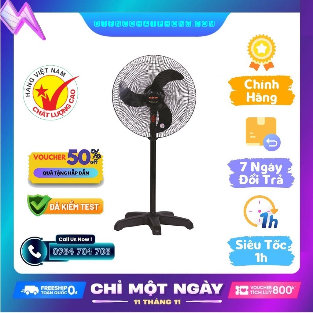 Quạt đứng công nghiệp DCN600 ĐIỆN CƠ HẢI PHÒNG cs120w