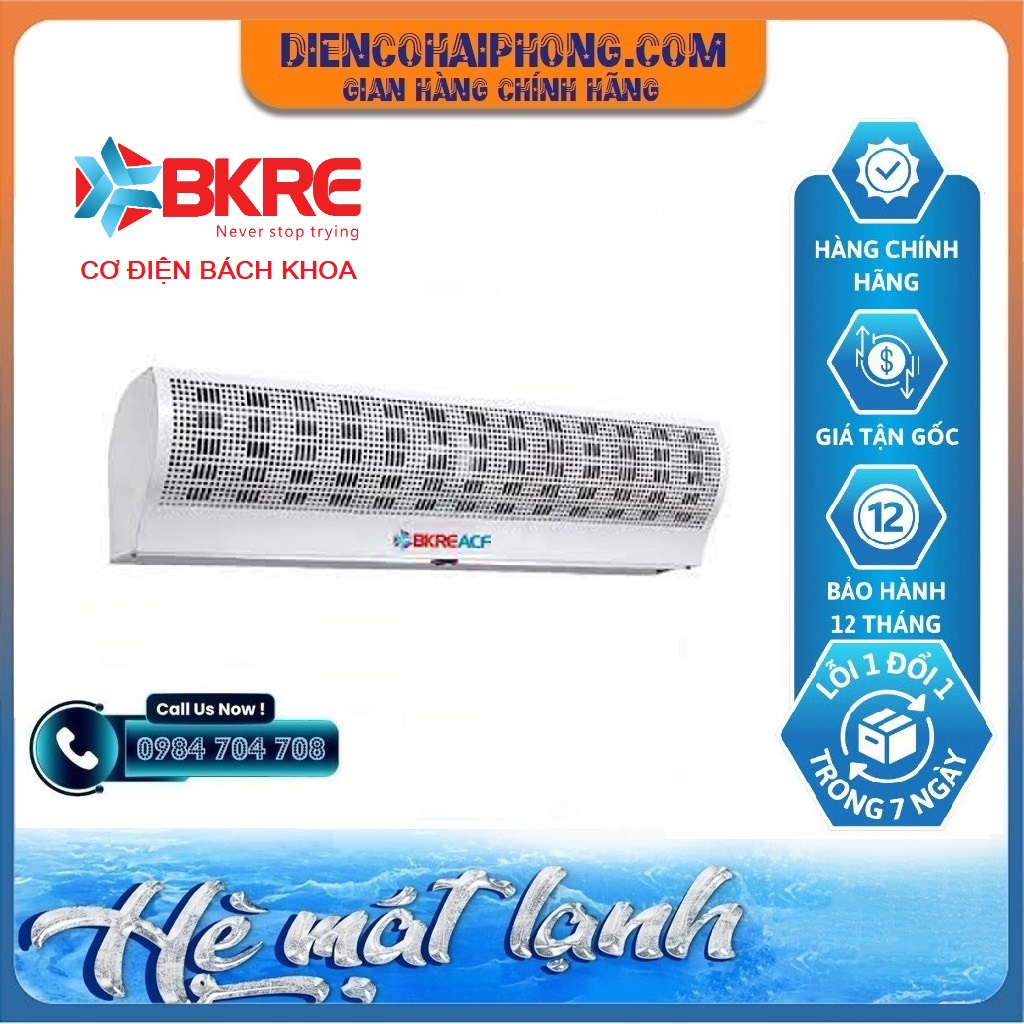 Quạt cắt gió BKRE mã FM-LA09-X2Y 0.9m