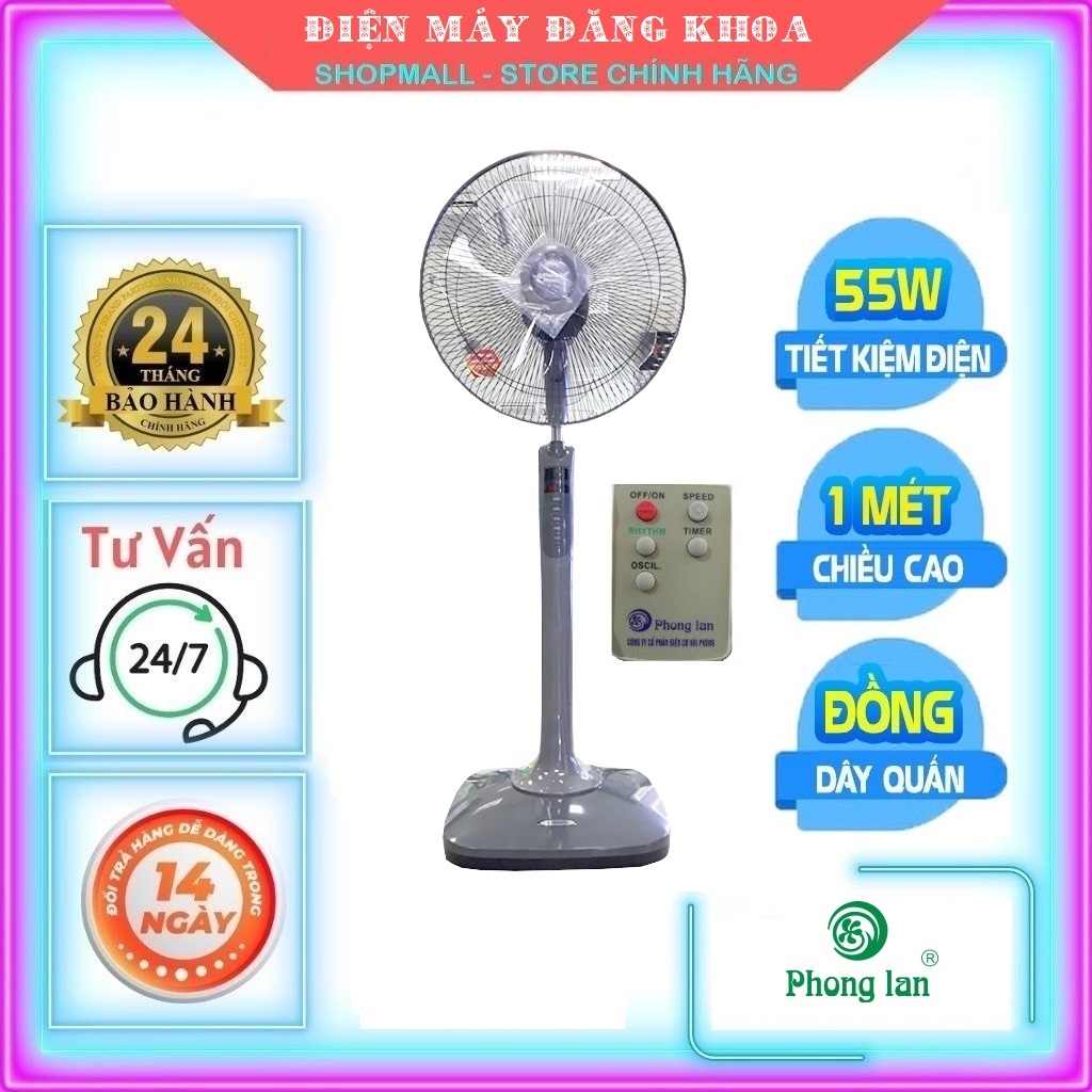 Quạt cây có khiển Phong Lan D400MS-K