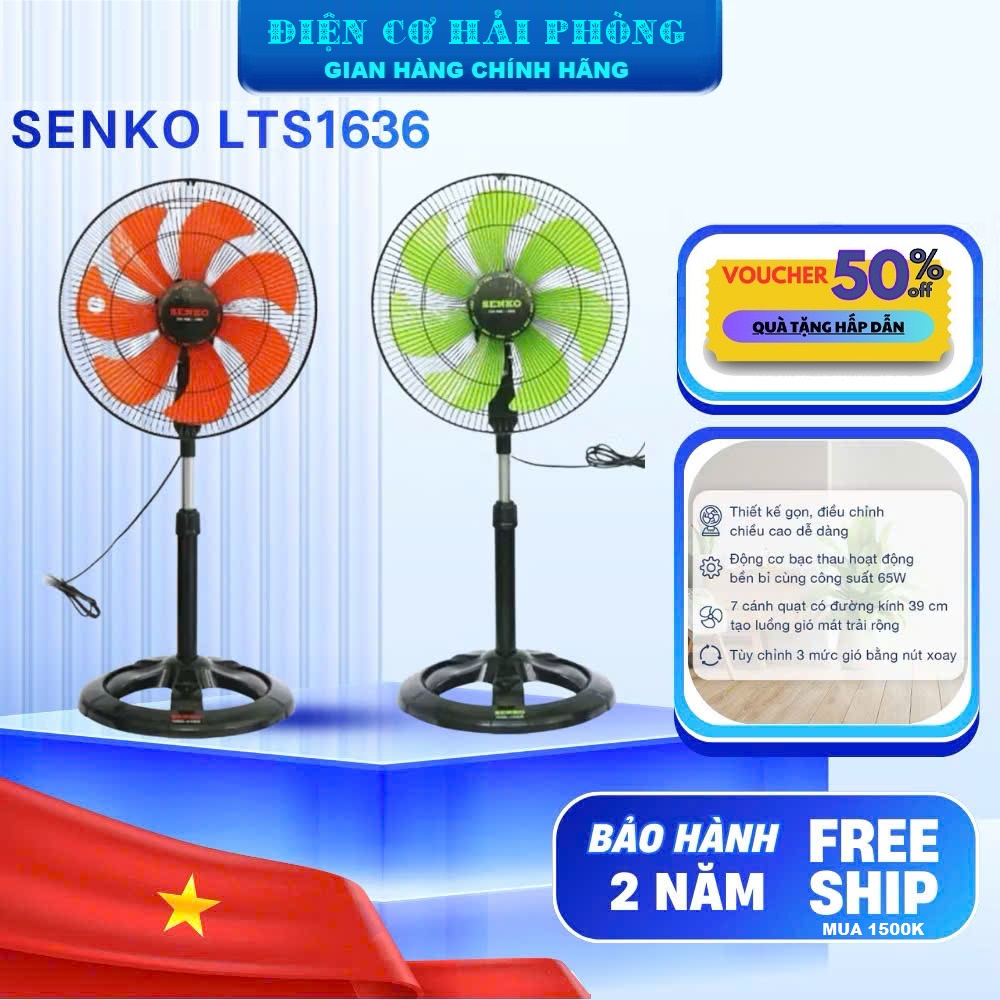 Quạt lửng Senko LTS1636