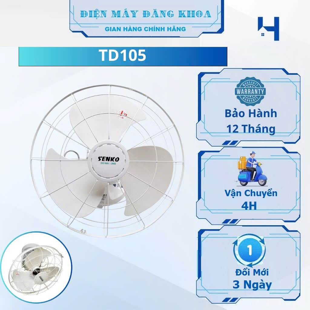 Quạt đảo Senko TD105