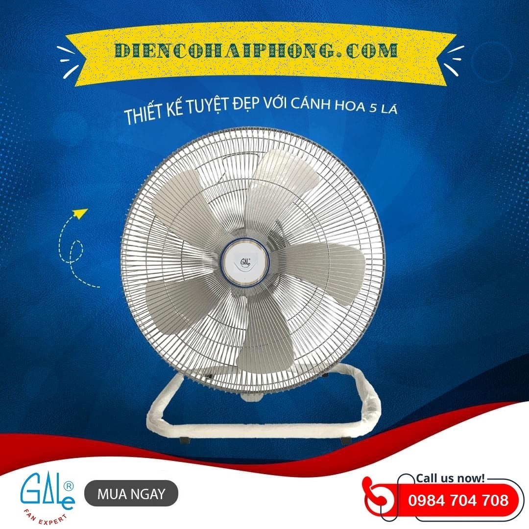 Quạt sàn công nghiệp Gale S450-P (Mẫu mới)