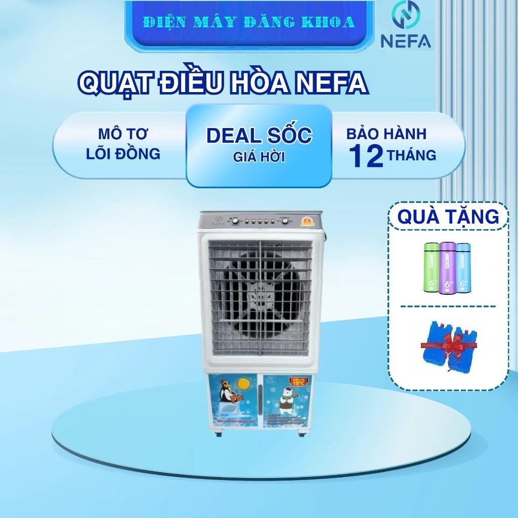Quạt Điều Hòa NEFA NF50 ( tặng 2 đá khô , bình đựng nước )