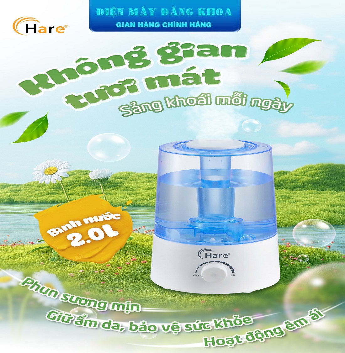MÁY TẠO ẨM HARE HR-H6002