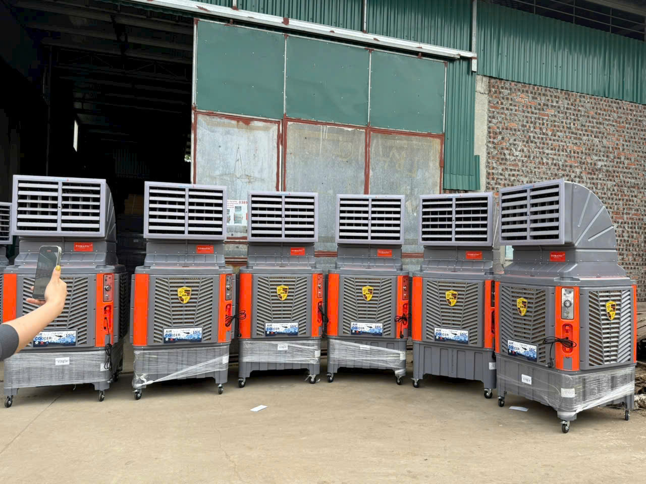 Quạt điều hòa công nghiệp Tomato 1800w 150L