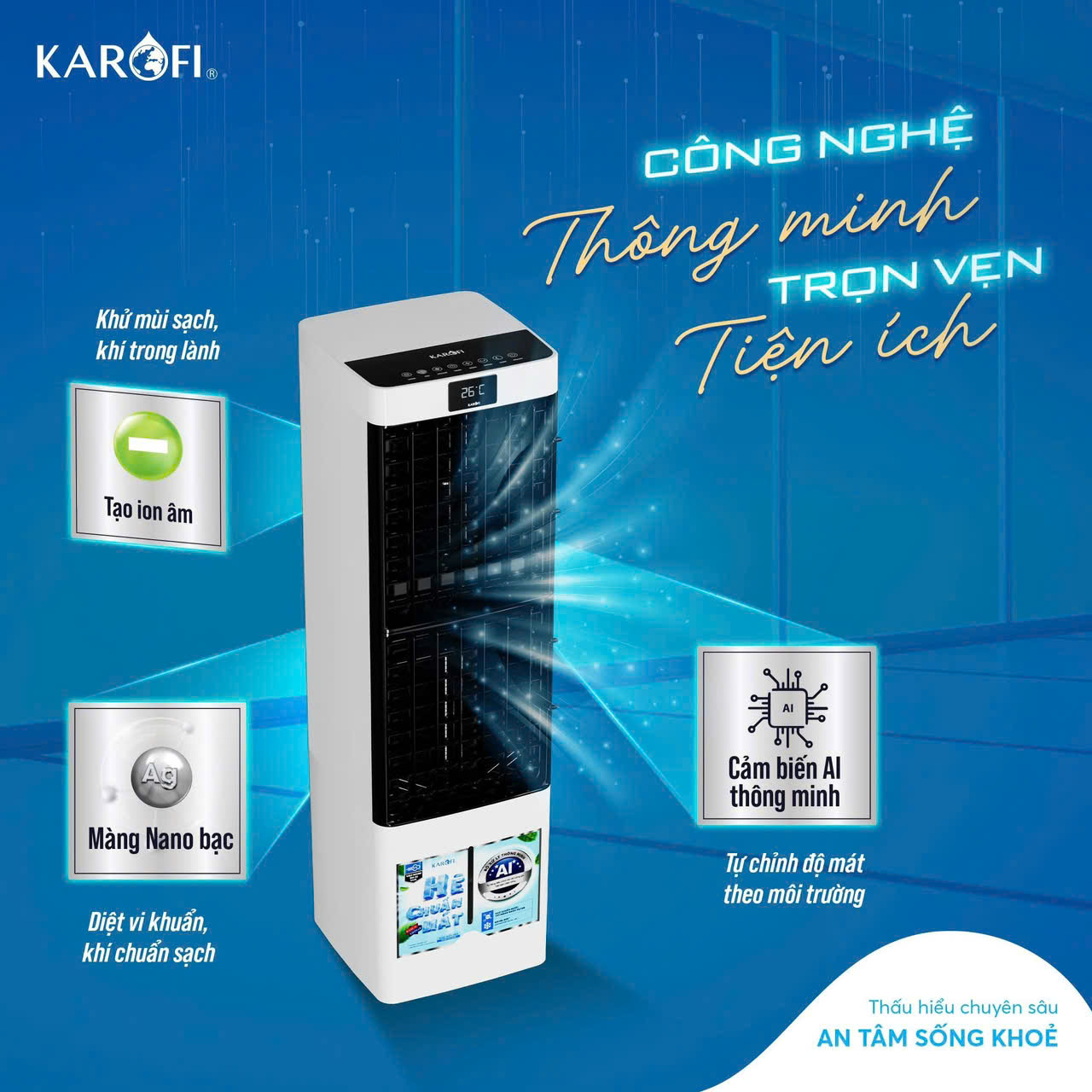 Quạt điều hoà Karofi KAC-H132R