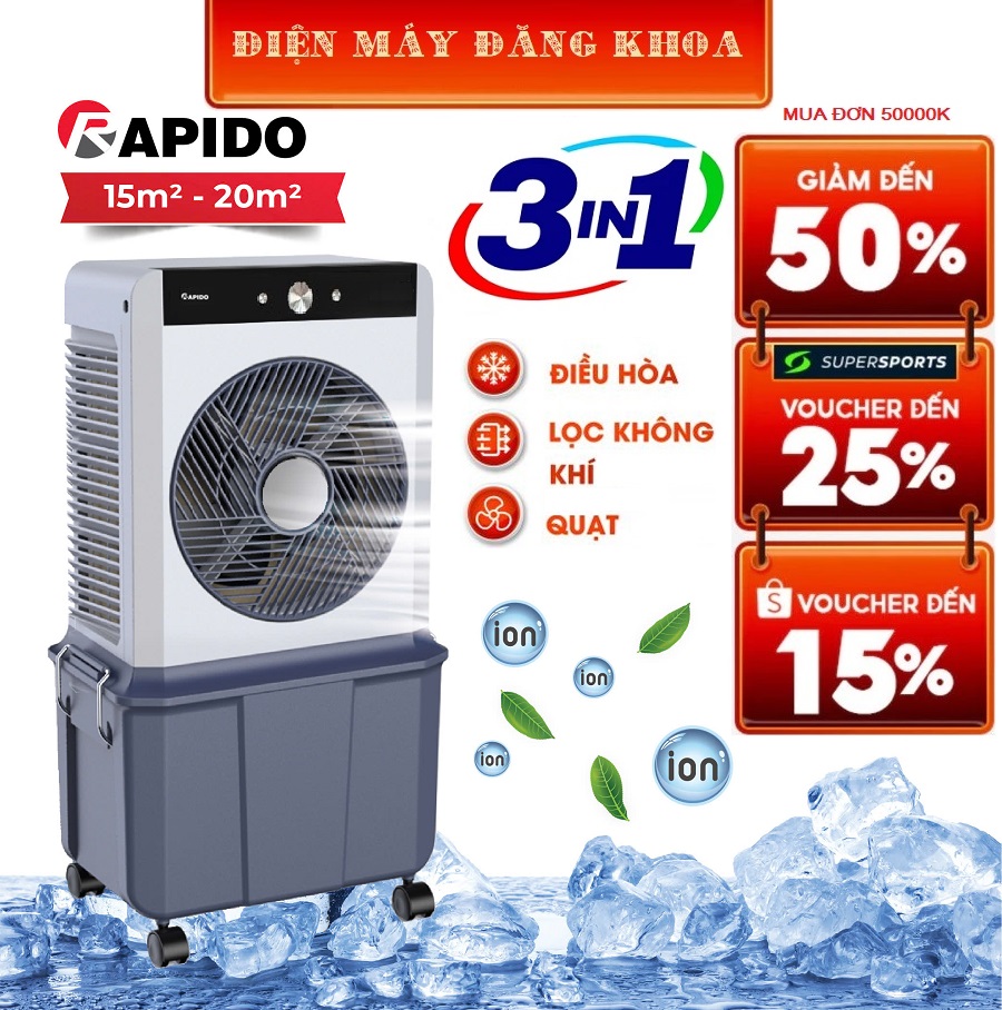 Quạt Điều Hòa Rapido WIN M 30L 48W