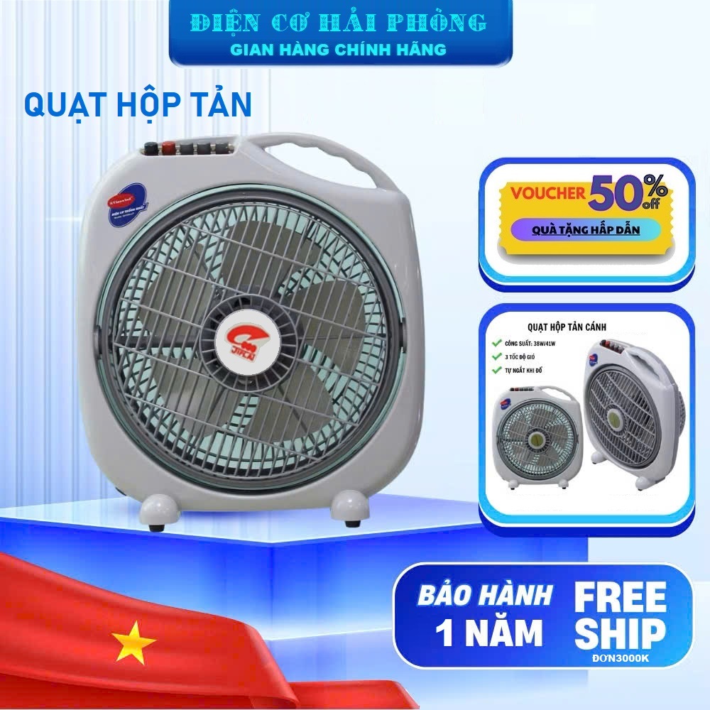 Quạt tản quạt hộp Thái Lan JIPLAI JL736