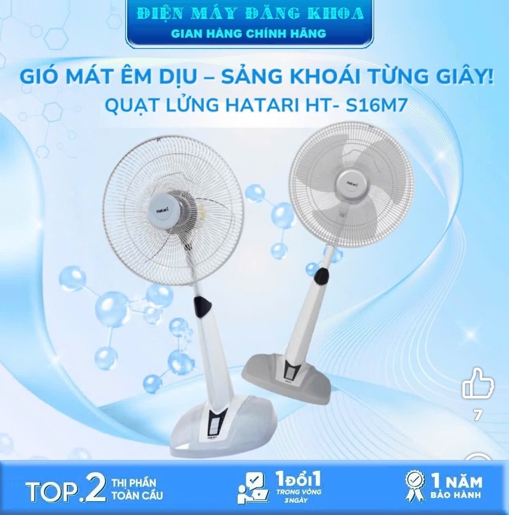Quạt lửng Thái Lan Hatari HT-S16M7