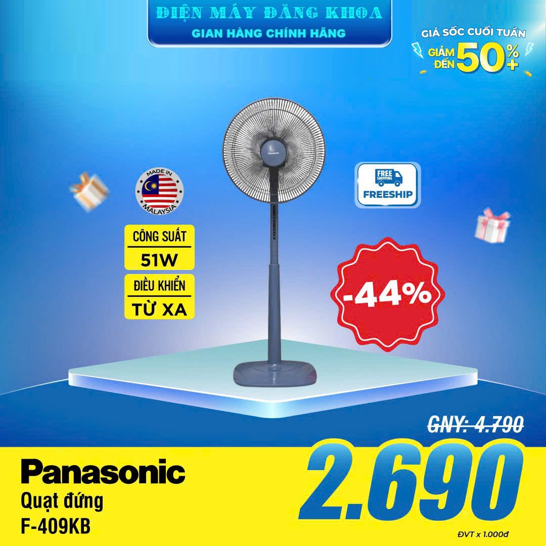 Quạt cây đứng Panasonic F-409KB