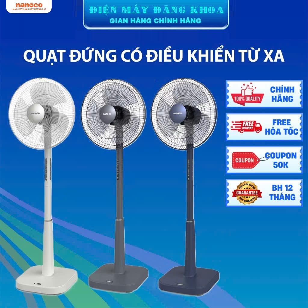 Quạt đứng Nanoco NSF1641RC (có khiển)