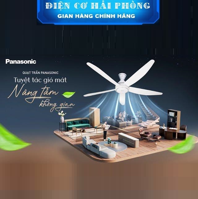 Quạt Trần Panasonic 5 cánh F-60GDN