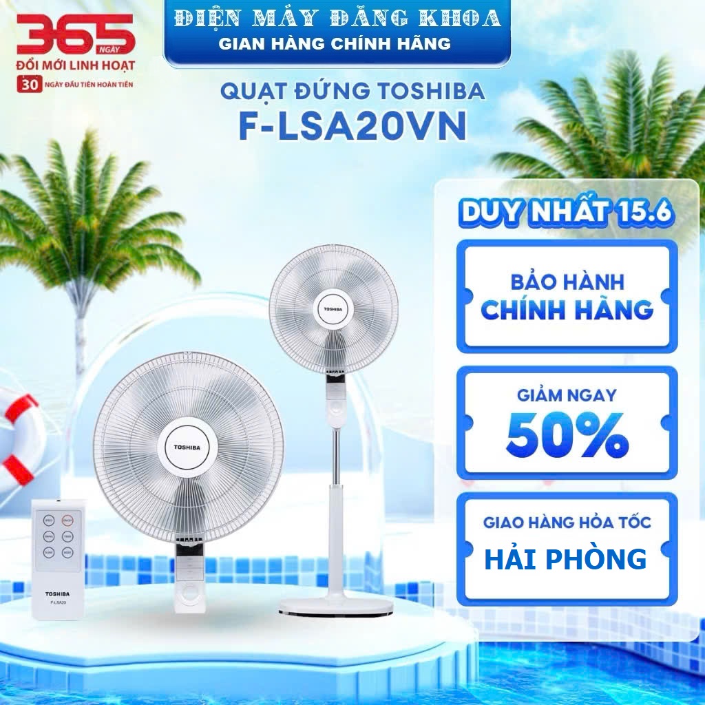 Quạt cây Toshiba F-LSA20(W)VN - Có điều khiển