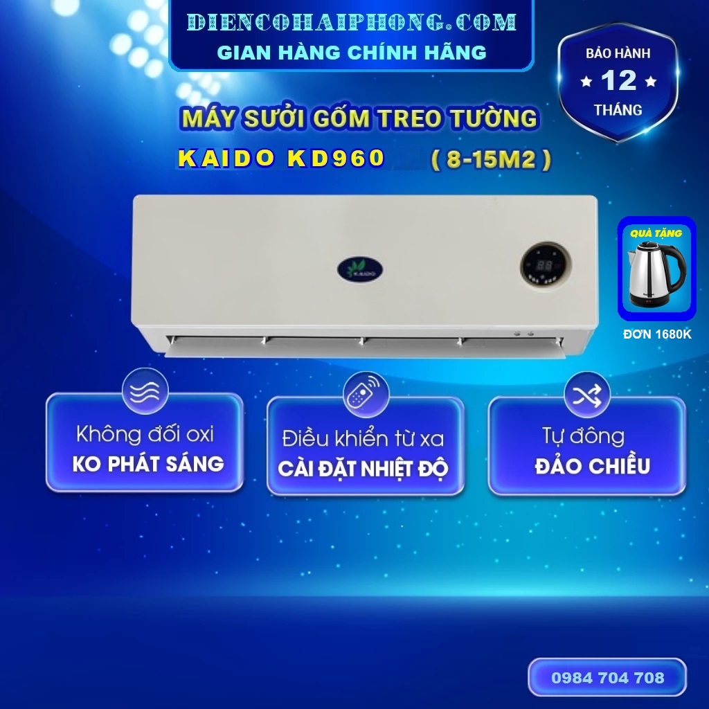 QUẠT Sưởi gốm KAIDO KD960