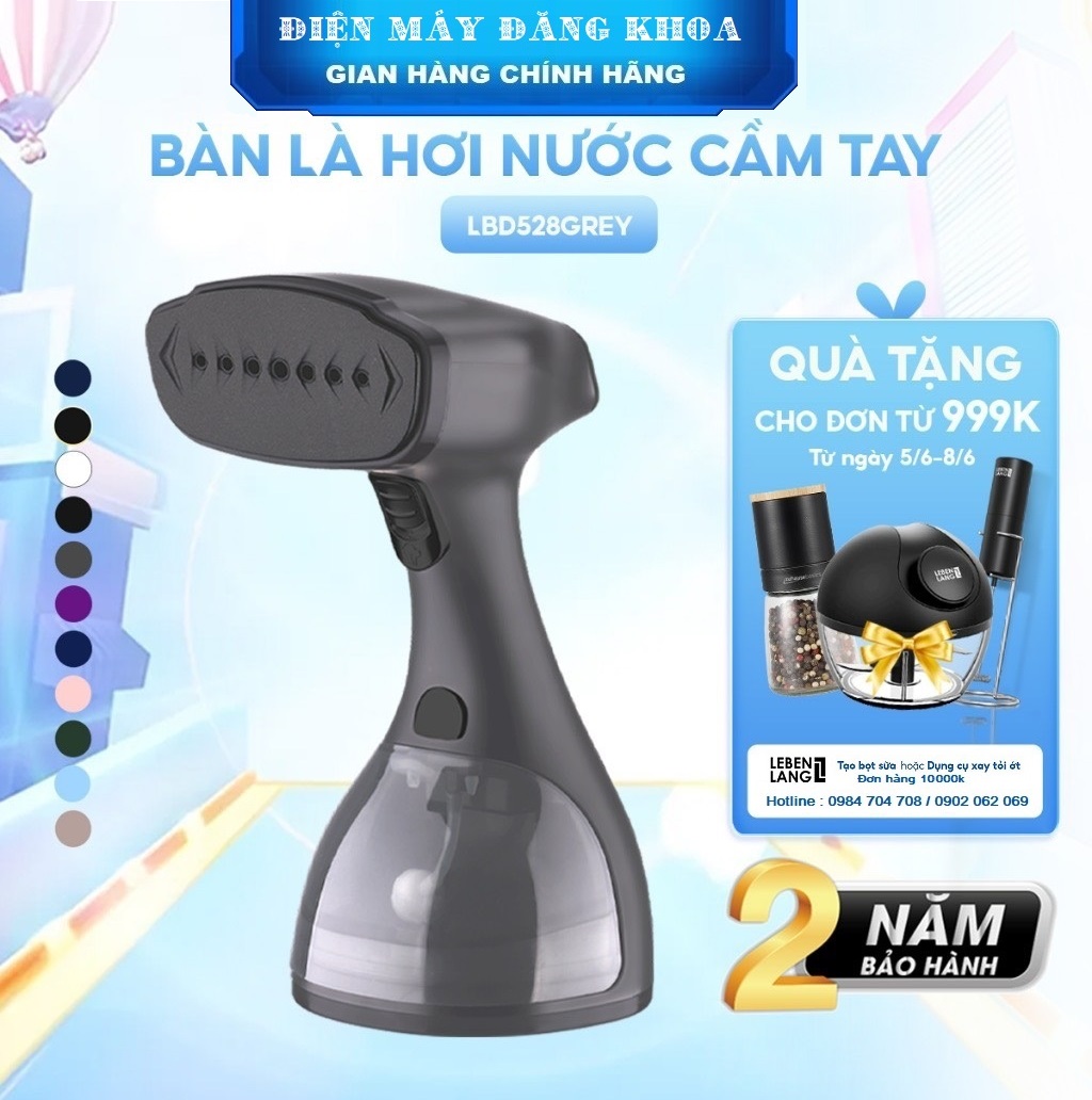 BÀN LÀ HƠI NƯỚC CẦM TAY LEBENLANG LBD528S