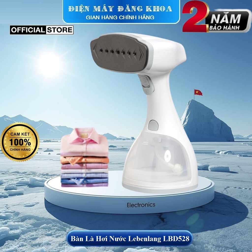 Bàn ủi hơi nước cầm tay Lebenlang LBD528S