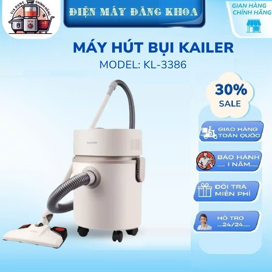 Máy hút bụi đa năng Kailer KL-3386