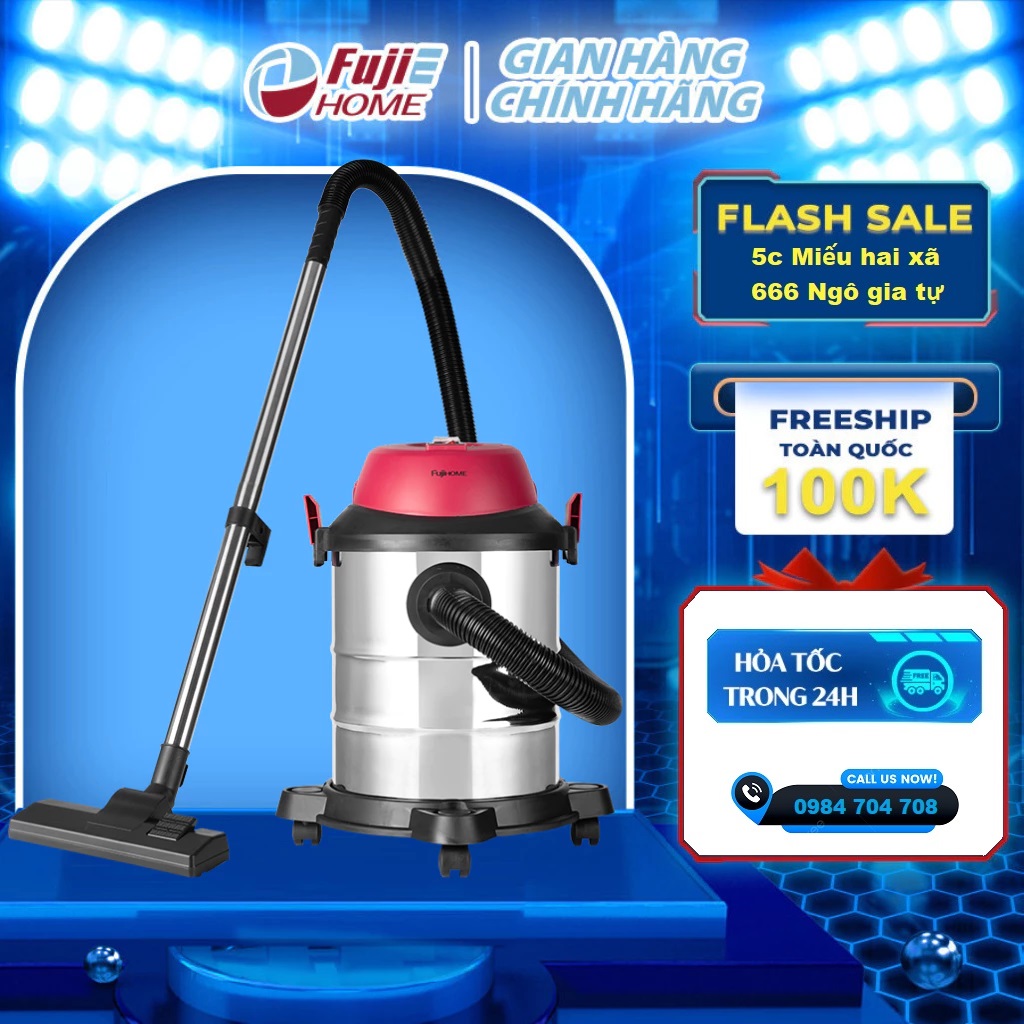 Máy hút bụi khô và ướt Fujihome VC18 18L