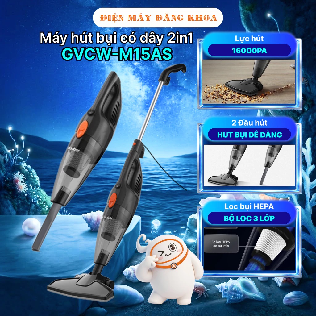 Máy hút bụi cầm tay Gaabor GVCW-M15AS
