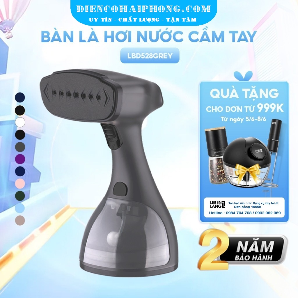 BÀN LÀ HƠI NƯỚC CẦM TAY LEBENLANG LBD528S