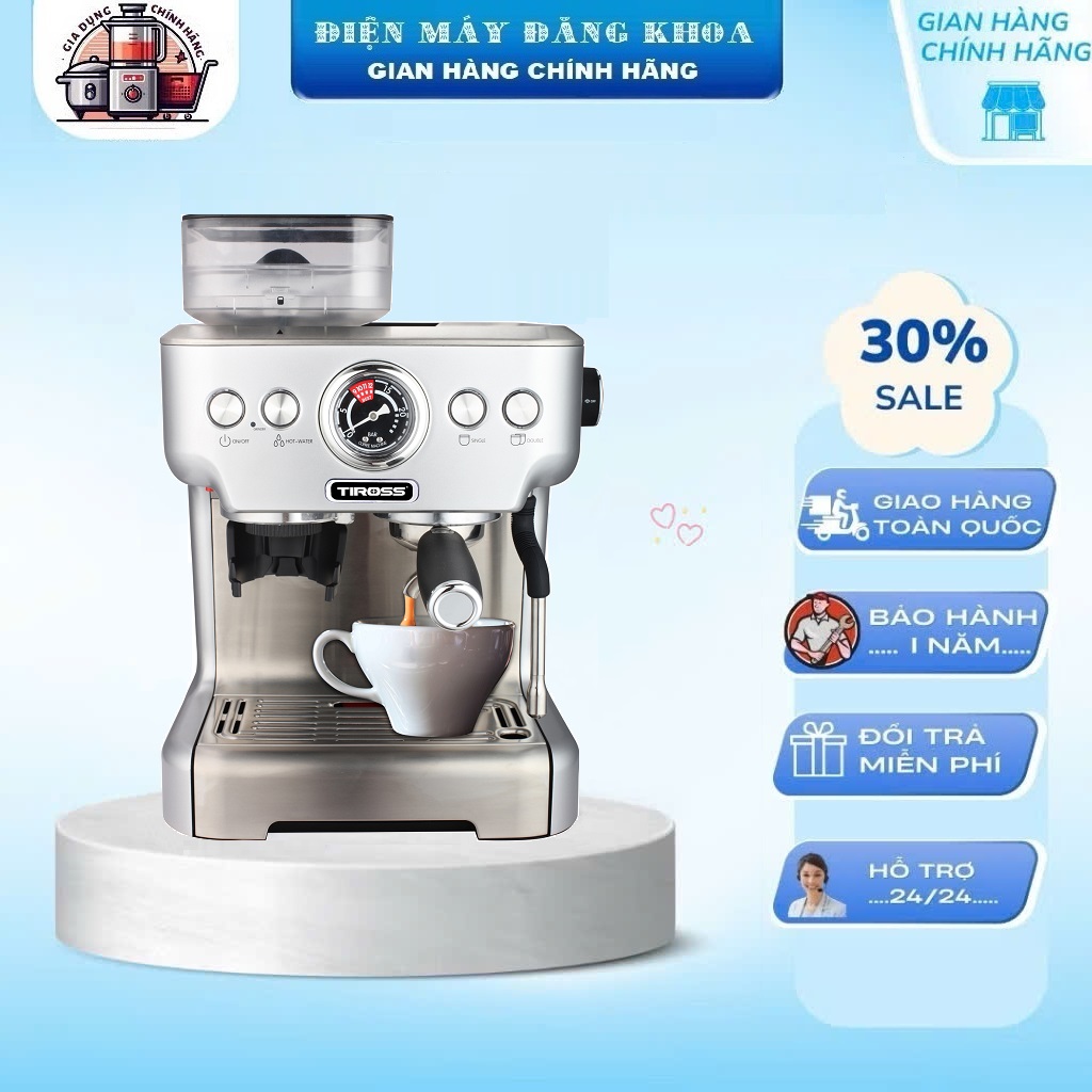 Máy pha cà phê Tiross TS6213