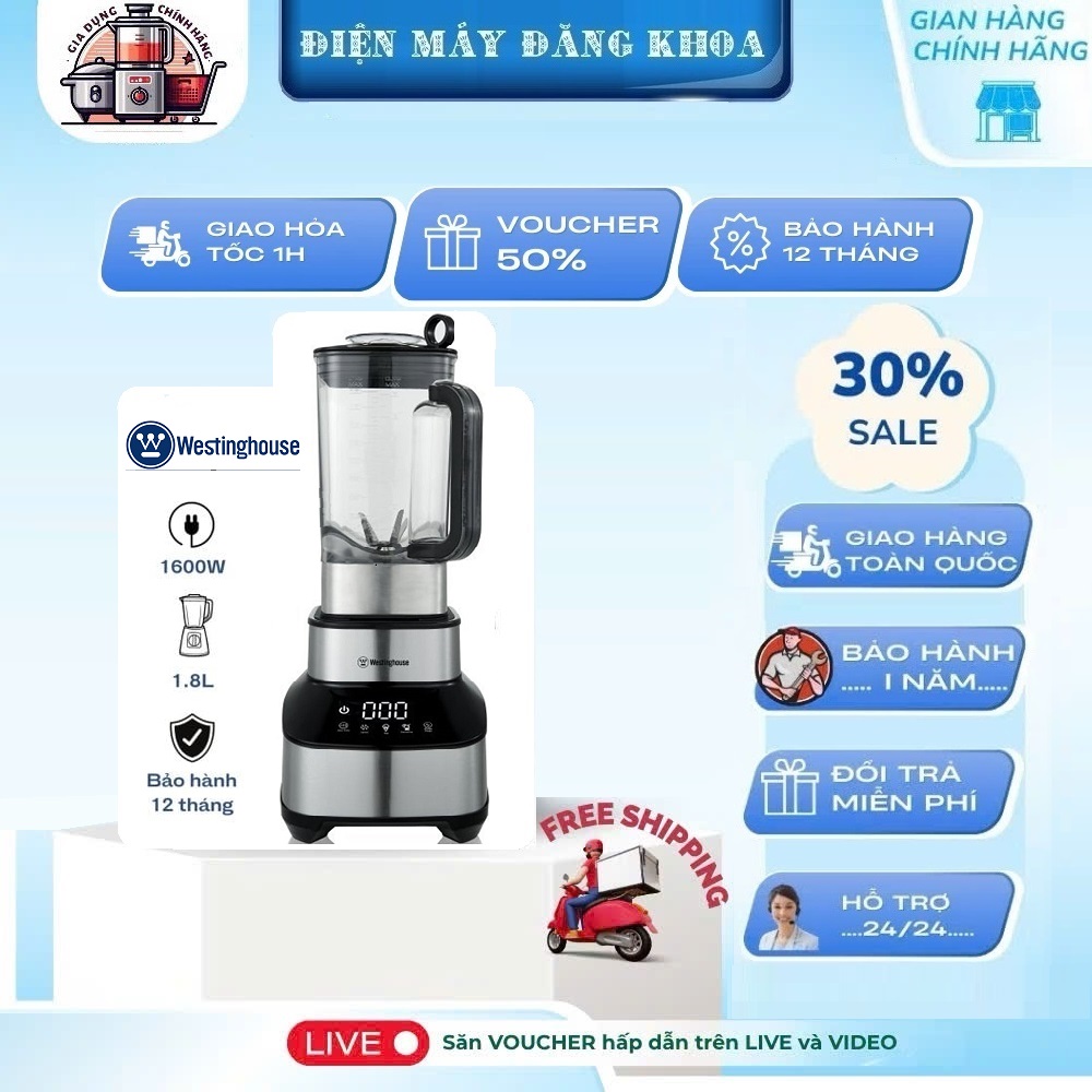 Máy xay sinh tố để bàn Westinghouse WKBE688
