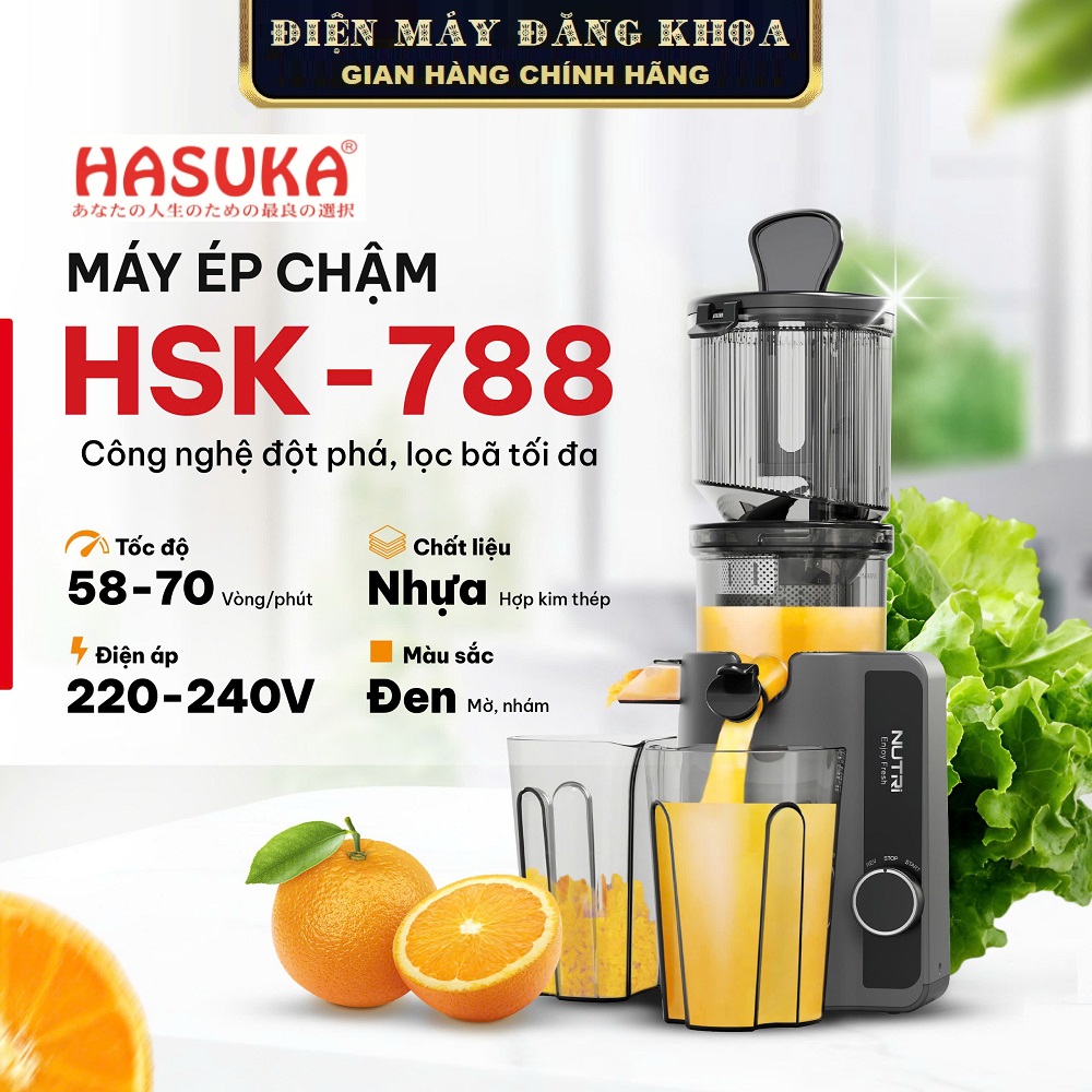 MÁY ÉP CHẬM HASUKA HSK-788